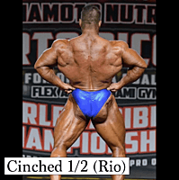 Smooth Front 3/4" Wide Strap Posing Suit Smooth Front 3/4" Wide Strap Posing Suit