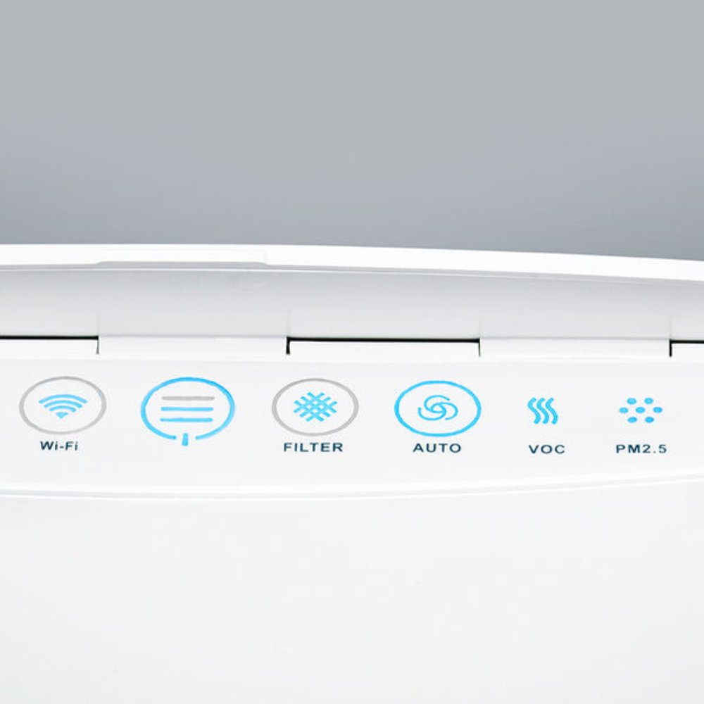 Blueair Classic 680i air purifier with integrated dual air quality sensors and Wifi app module