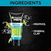 Garnier Men Oil Clear Clay D - Tox Facewash 100g