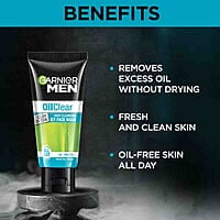 Garnier Men Oil Clear Clay D - Tox Facewash 100g
