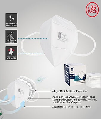 KN95 Respirator Mask Flat Fold