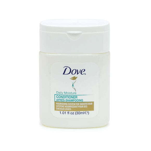 Dove Amenidades Acondicionador Humecatante Diario 30mL/1.01oz Botella - 192/Caja Dove Amenidades Acondicionador Humecatante Diario 30mL/1.01oz Botella - 192/Caja