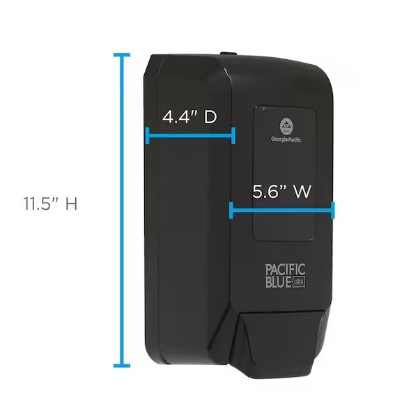 PACIFIC BLUE SOAP DISPENSER BLACK Ea