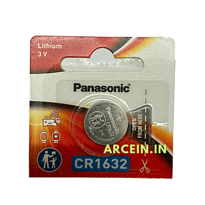 Panasonic CR1632 3V Lithium battery (Pack of 1)