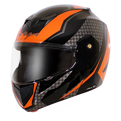 VEGA CRUX DX CHECKS BLACK ORANGE C/V (L)