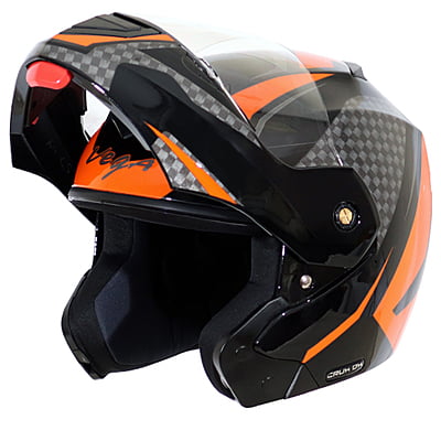 VEGA CRUX DX CHECKS BLACK ORANGE C/V (L)