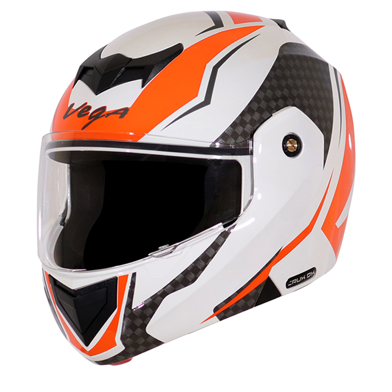 VEGA CRUX DX CHECKS WHITEORANGE M