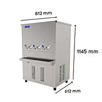 Dimension of Blue star CW150150-3t water cooler with Cold and Warm Option Dimension of Blue star CW150150-3t water cooler with Cold and Warm Option