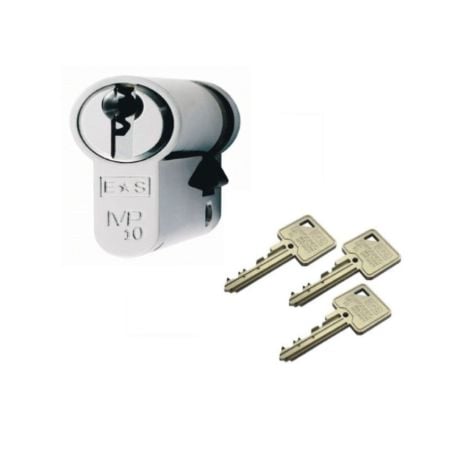 Eurospec MP10 High Security Euro Half Cylinder - Size 36/10 - 3 Keyed Eurospec MP10 High Security Euro Half Cylinder - Size 36/10 - 3 Keyed