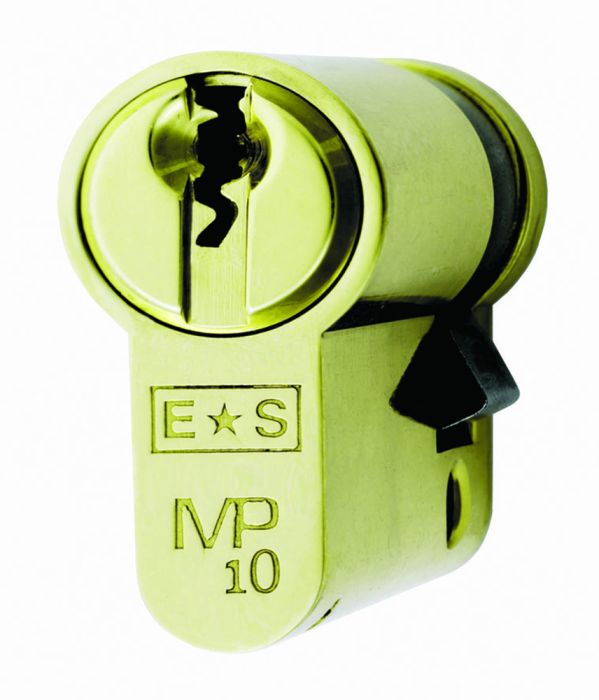 Eurospec MP10 High Security Euro Half Cylinder - Size 36/10 - 3 Keyed Eurospec MP10 High Security Euro Half Cylinder - Size 36/10 - 3 Keyed