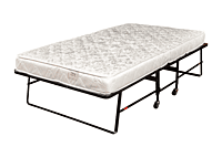 Hollywood Rollaway Bed With Fiber Mattress and 5" Wheels
