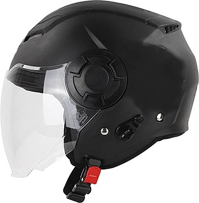STEELBIRD SBH-31 DRX DASHING BLACK C/V (L)