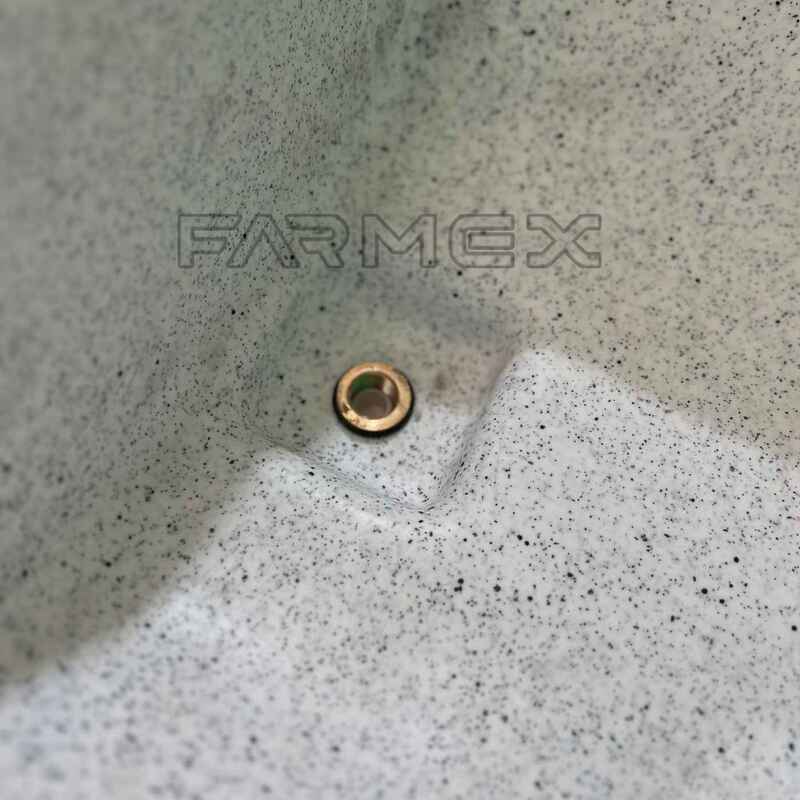 Farmex Trough 110 Liter - Danish V-Painted Metal Steel
