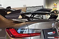 BKSSII Style Carbon Fiber Trunk Wing with Wing Legs – BMW M3 G80