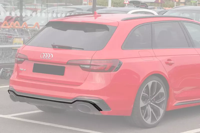 2017–2024 Audi RS4 B9 Carbon Fiber Rear Diffuser Trim Lip | Aerodynamic and Aesthetic Upgrade
