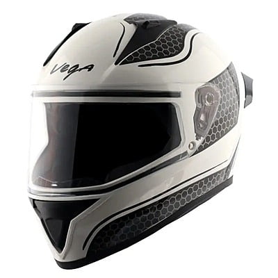 VEGA BOLT HYPER WHITE BLACK M/V (L)