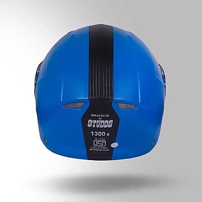 STUDDS NINJA ELITE BLUE WITH CARBON STRIP C/V (L)