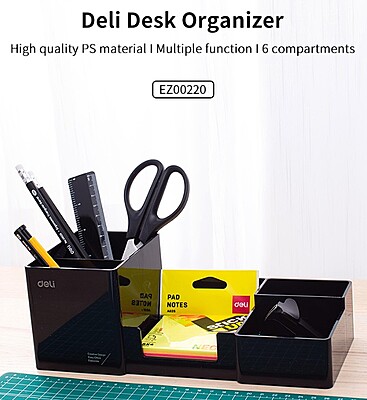 DELI Z00220 DESK ORGANIZER 6 COMP.