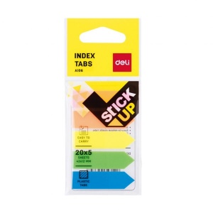 DELI A10602 ARROW INDEX TABS 43X12mm DELI A10602 ARROW INDEX TABS 43X12mm