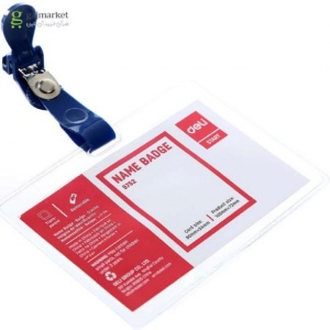 DELI E5752 SOFT PVC NAME BADGE/PP CLIP