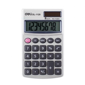 DELI EASY E1120 POCKET CALCULATOR 8DIGIT DELI EASY E1120 POCKET CALCULATOR 8DIGIT