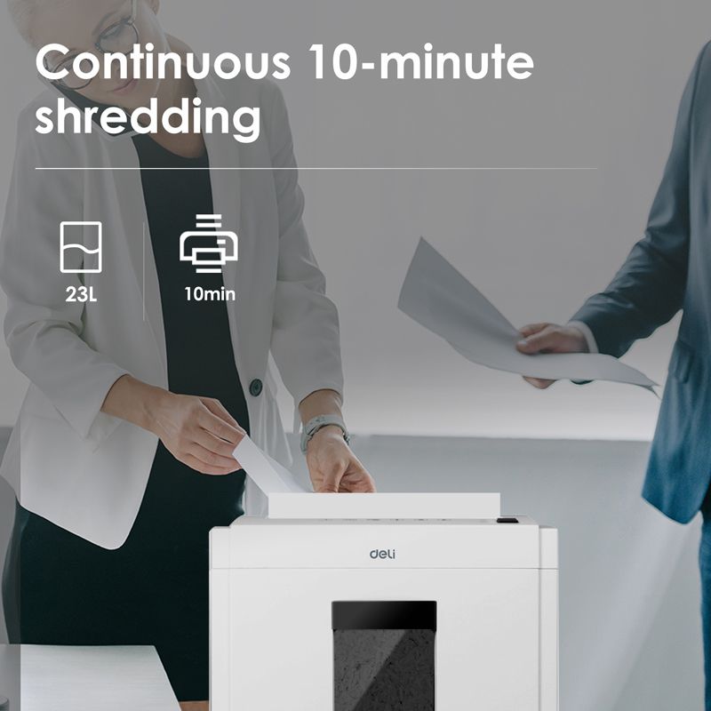 DELI T053 PAPER SHREDDER 16 SHTS 23L WHITE DELI T053 PAPER SHREDDER 16 SHTS 23L WHITE