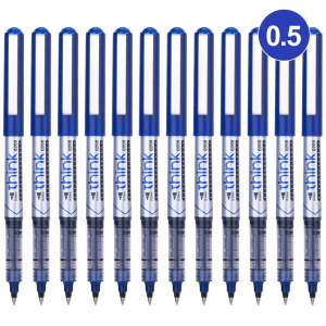 DELI Q20030 THINK ROLLER PEN 0.5MM BLUE DELI Q20030 THINK ROLLER PEN 0.5MM BLUE