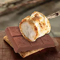Delta-9 THC Chocolate Bar - Smore's, 100mg | 1 Box of 15 Bars (Seasonal)
