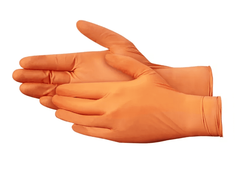 GUANTES DE NITRILO NARANJA GUANTES DE NITRILO NARANJA