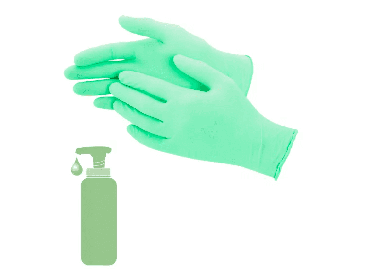 GUANTES DE NITRILO CON SÁBILA GUANTES DE NITRILO CON SÁBILA