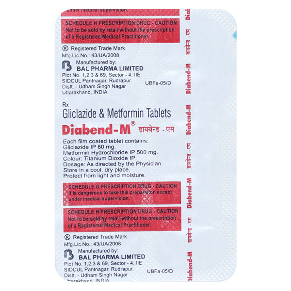 DIABEND M TAB 10`S DIABEND M TAB 10`S