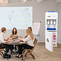 Sleek and stylish water dispenser perfect for home or office use.