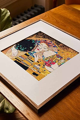 Gustav Klimt Il Bacio - Kit ricamo DMC