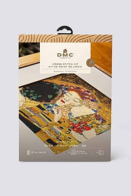 Gustav Klimt Il Bacio - Kit ricamo DMC Gustav Klimt Il Bacio - Kit ricamo DMC