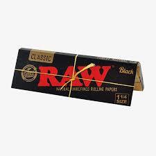 Raw black 1 1/4 Raw black 1 1/4