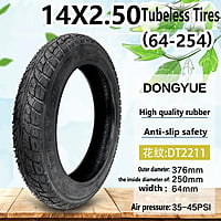 Tubeless Tire 14*2.50 (64-266) Tubeless Tire 14*2.50 (64-266)