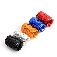Aluminium valve caps Color: silver , black ,blue , red, purple , yellow 2pcs Aluminium valve caps Color: silver , black ,blue , red, purple , yellow 2pcs