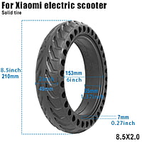 Tire Solid Honeycomb 8.5x2 Black Tire Solid Honeycomb 8.5x2 Black