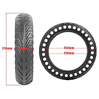 Tire Solid Honeycomb 8.5x2 Black Tire Solid Honeycomb 8.5x2 Black