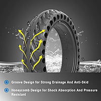 Tire Solid Honeycomb 8.5x2 Black Tire Solid Honeycomb 8.5x2 Black