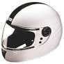 STUDDS CHROME ELITE 540 WHITE WITH BLACK STRIP C/V (XS)