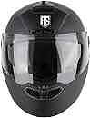 STEELBIRD SBA-7 DASHING BLACK C/V (L) WITH RS LOGO