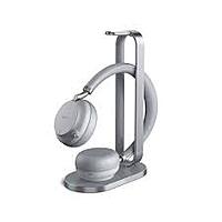Yealink Bluetooth headset with charging stand, USB-C connection, Teams Certified-Grey Yealink Bluetooth headset with charging stand, USB-C connection, Teams Certified-Grey