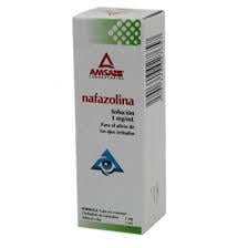 NAFAZOLINA (Amsa) SOL. Oftálmica Fco. Gotero 15 ML. 1 MG/1 ML. Nafazolina 1mg. (Sol. Oftálmica) (DF)*