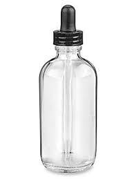 Frascos de Vidrio con Gotero - 4 oz, Transparentes Frascos de Vidrio con Gotero - 4 oz, Transparentes