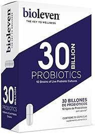 Bioleven Probióticos 30 Billones 2 Cajas de 30 Cápsulas c/u Bioleven Probióticos 30 Billones 2 Cajas de 30 Cápsulas c/u