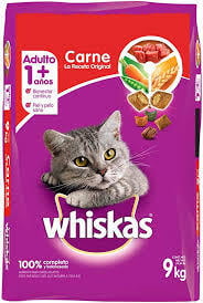 Whiskas - Whiskas Whiskas alimento para Gatos Adultos Sabor Carne Receta Orginal 9Kg Violeta Whiskas - Whiskas Whiskas alimento para Gatos Adultos Sabor Carne Receta Orginal 9Kg Violeta