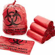 Bolsa para Residuos de Riesgo Biológico Rojo 1 gal. Super Pesado 11\ x 14-1/2\" con 10 Rollos por Paquete" Bolsa para Residuos de Riesgo Biológico Rojo 1 gal. Super Pesado 11\ x 14-1/2\" con 10 Rollos por Paquete"