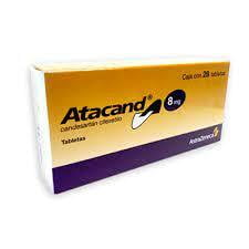 Atacand 8 mg caja con 28 tabletas
