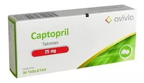 CAPTOPRIL (Avivia) c/ 30 TABS. 25 MG. CAPTOPRIL (Avivia) c/ 30 TABS. 25 MG.